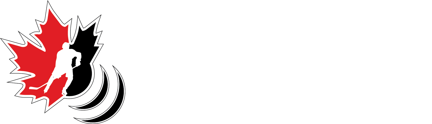 Canadian Blind Hockey logo — a hockey player silhouette over a maple leaf