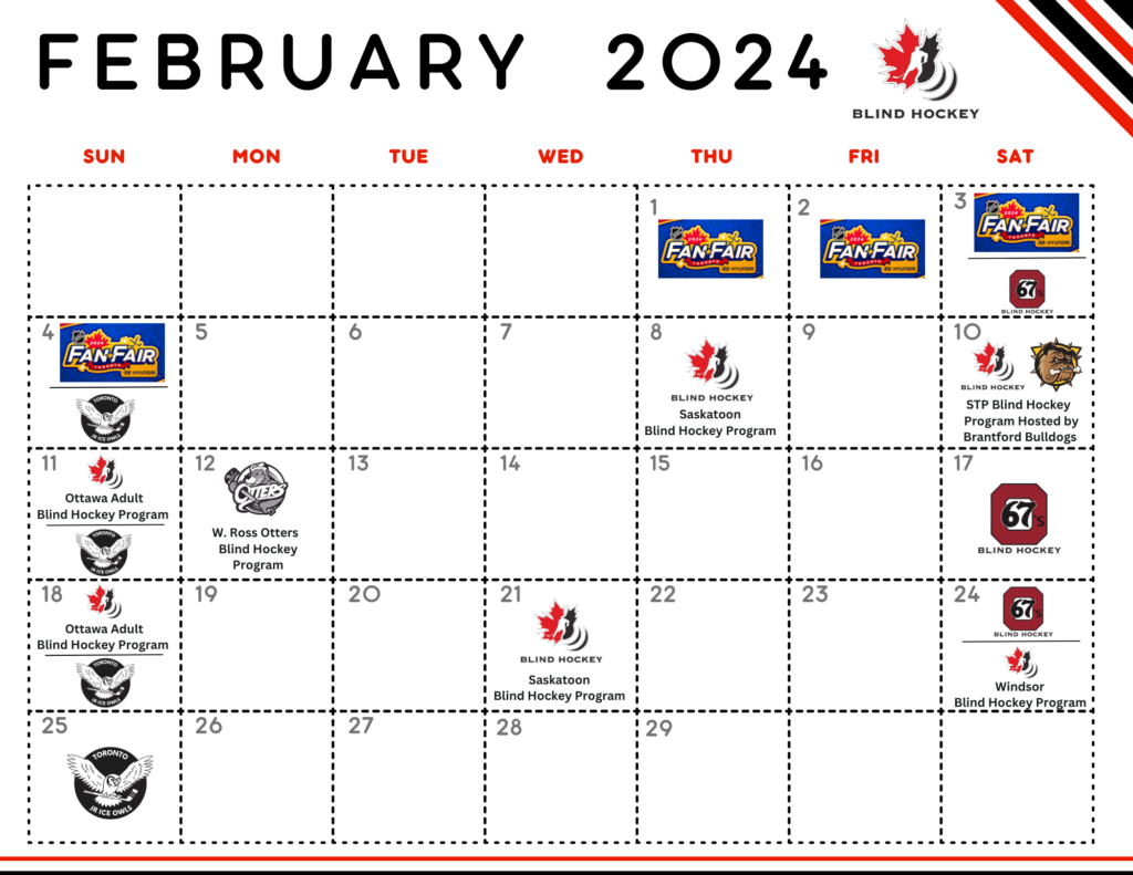 calendar format of Feb