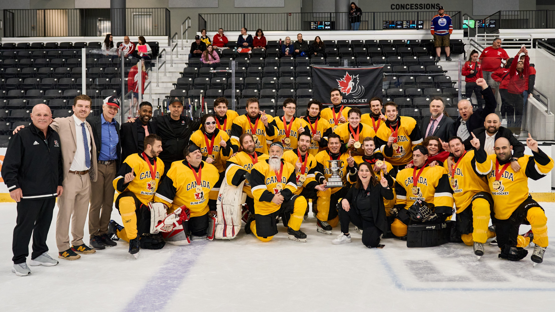 Team Canada celebration photo 