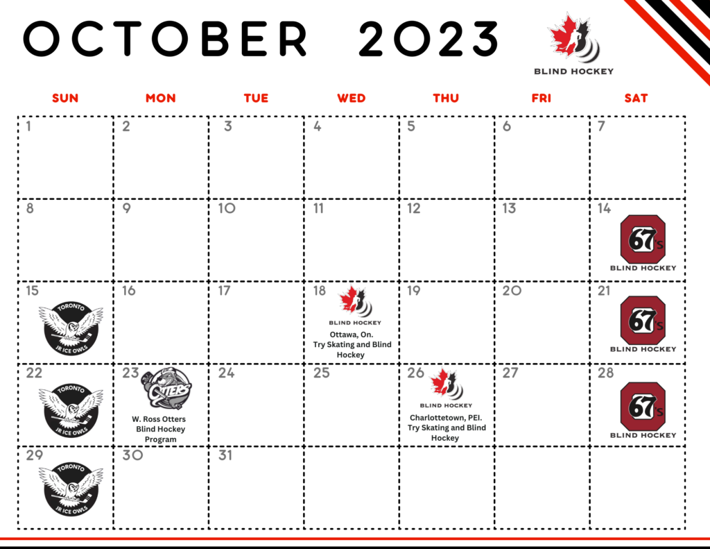 This calendar format of our events is listed on the website post