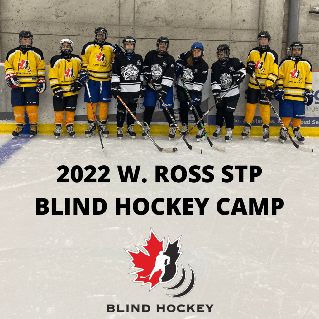 STP Blind Hockey group photo
