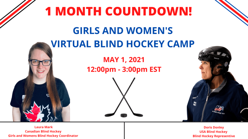 one month countdown to girls and womens virtual camp 
